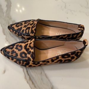 Women's Leopard Franco Sarto Susie 2 Loafer SIZE 6